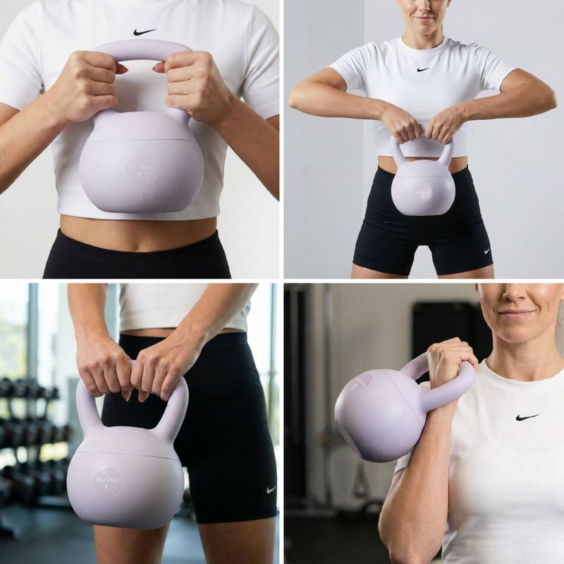 Kettlebell SOFT XTREXO 8 kg fioletowy 6