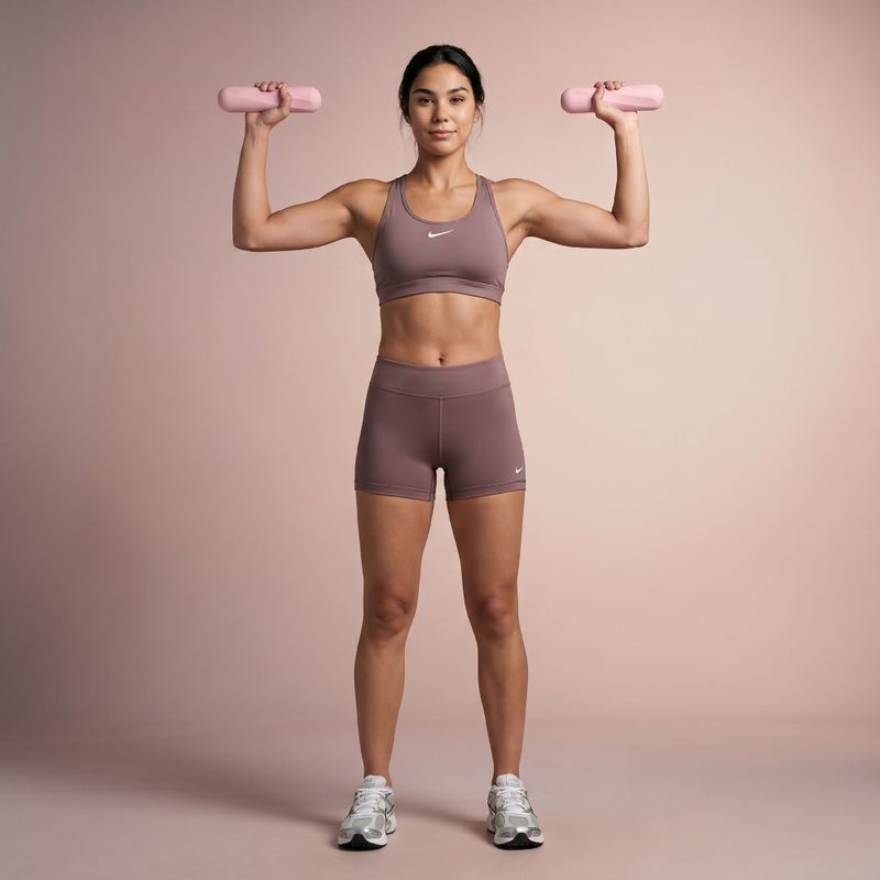 Zestaw hantli XTREXO SCULPT 2 x 1 kg różowy 4