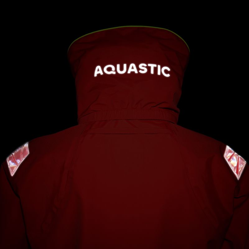 Kurtka żeglaska męska AQUASTIC Outrun 15 000/15 000 czerwony 16