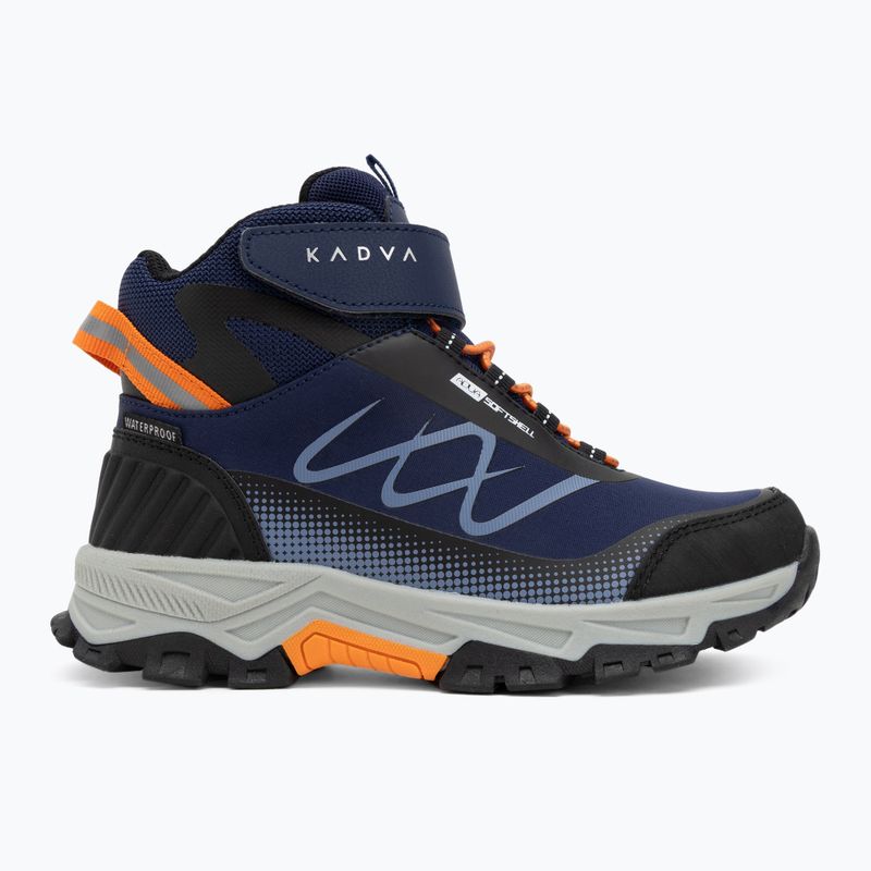 Buty trekkingowe dziecięce KADVA Rocky Trail Mid WaterProof Softshell granatowy 5