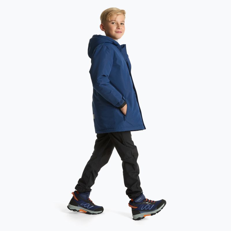 Buty trekkingowe dziecięce KADVA Rocky Trail Mid WaterProof Softshell granatowy 3