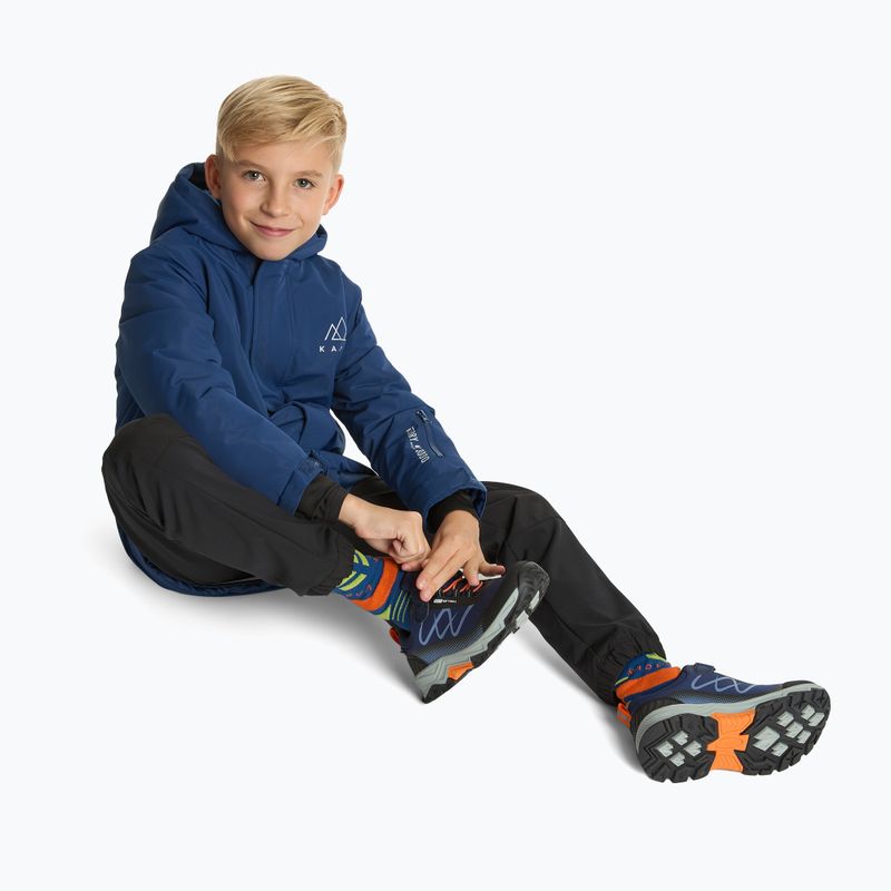 Buty trekkingowe dziecięce KADVA Rocky Trail Low WaterProof Softshell granatowy 4