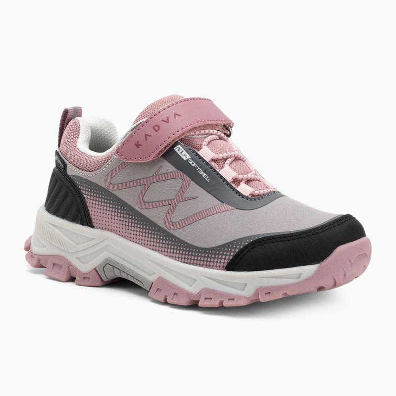 Buty trekkingowe dziecięce KADVA Rocky Trail Low WaterProof Softshell szary