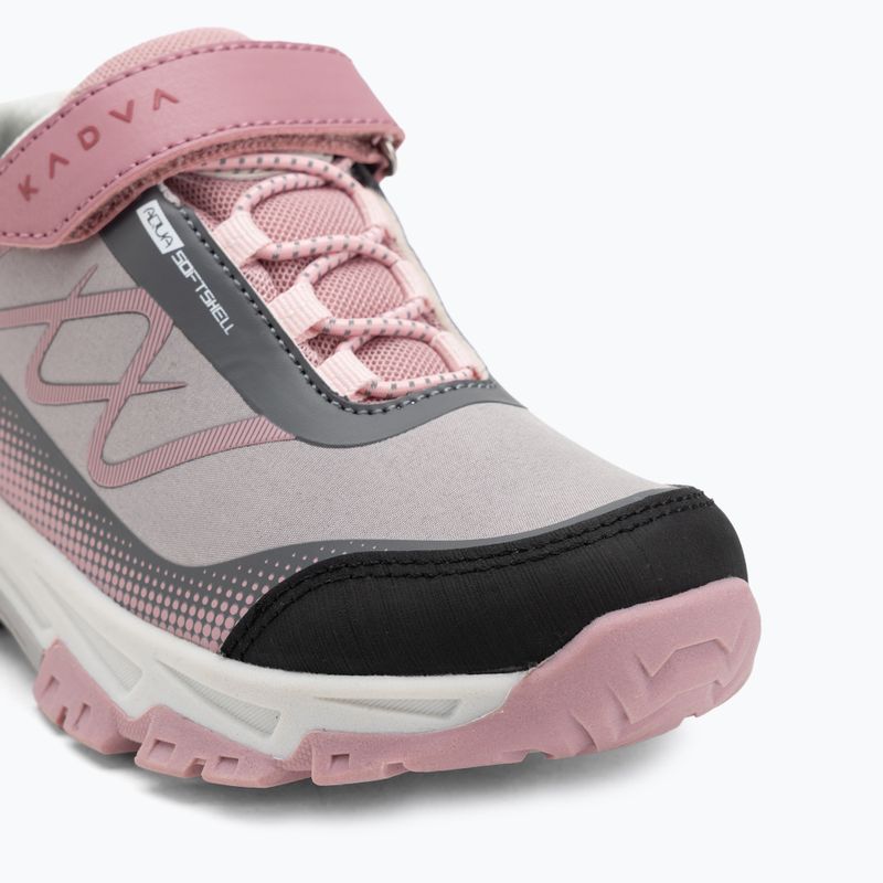 Buty trekkingowe dziecięce KADVA Rocky Trail Low WaterProof Softshell szary 10
