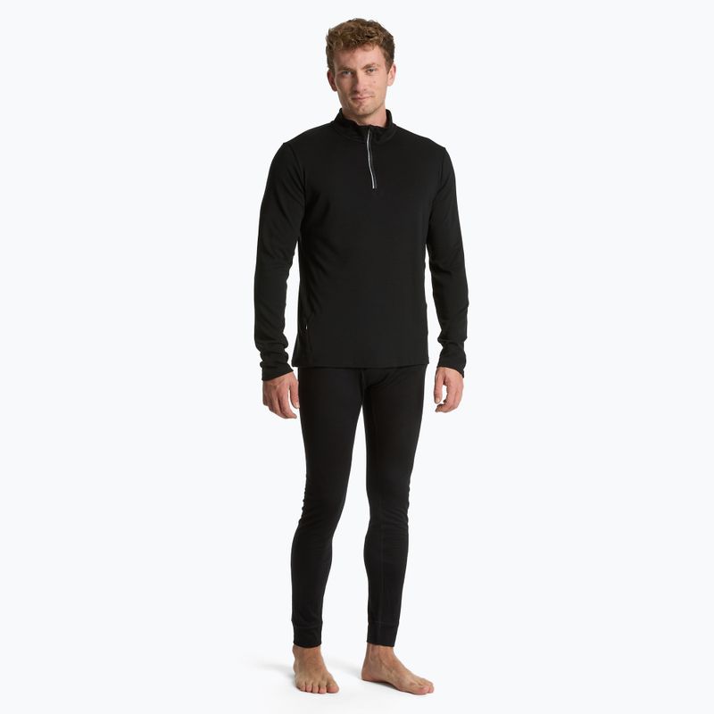 Bluza termoaktywna męska WOOLCANO Merino 100% TOP0544 czarny 2