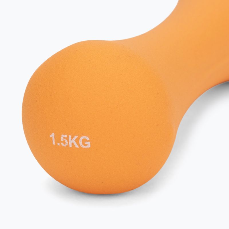Hantel neoprenowy XTREXO TX0-B4M009 1,5 kg pomarańczowy 5