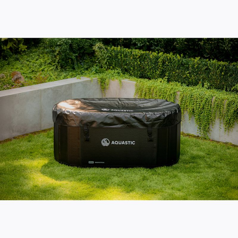 Basen AQUASTIC do morsowania BrrFree 456 l dropstitch czarny 14