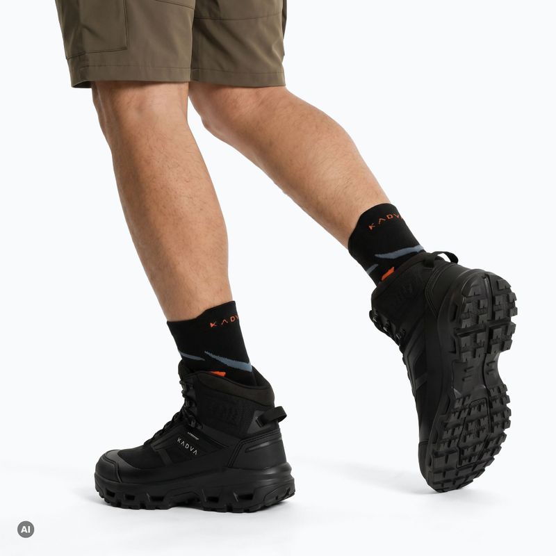 Buty trekkingowe męskie KADVA Obsidian Mid WP czarny 3