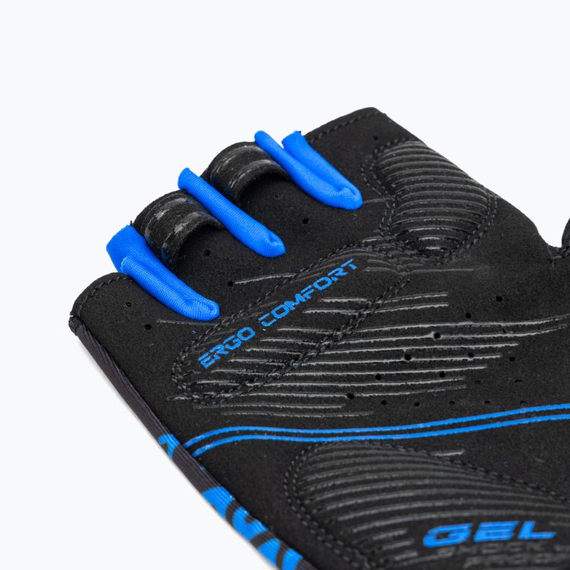 Rękawiczki rowerowe ATTABO Vito gel shock proof niebieski/czarny 4