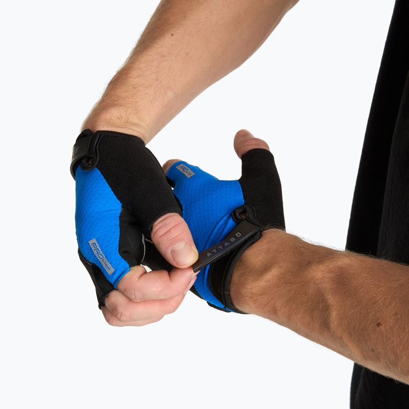 Rękawiczki rowerowe ATTABO Kinu Pro shock absorbing system niebieski/czarny 3