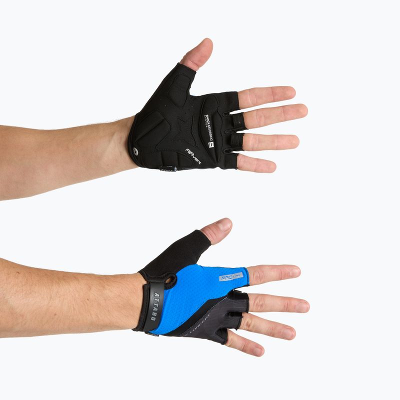 Rękawiczki rowerowe ATTABO Kinu Pro shock absorbing system niebieski/czarny 4