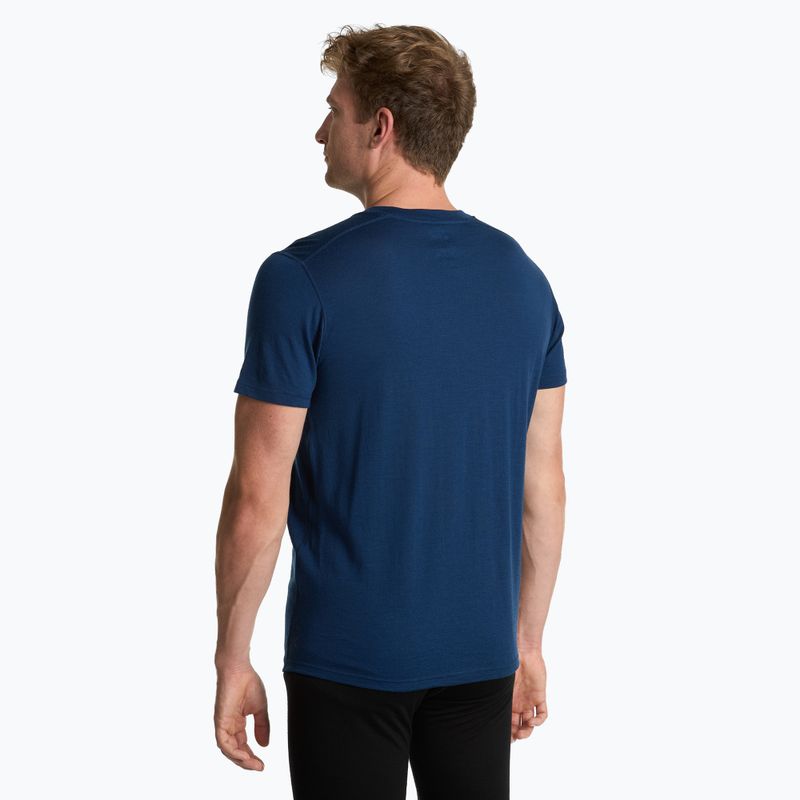 Koszulka termoaktywna męska WOOLCANO Merino 100% TEE0546 granatowy 3