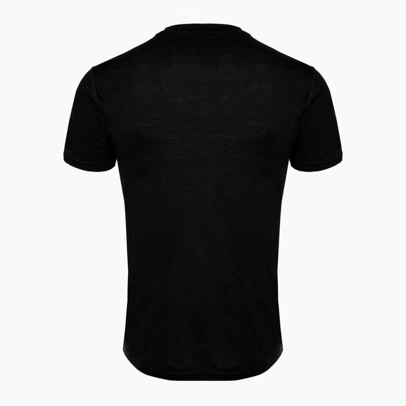 Koszulka termoaktywna męska WOOLCANO Merino 100% TEE0546 czarny 9