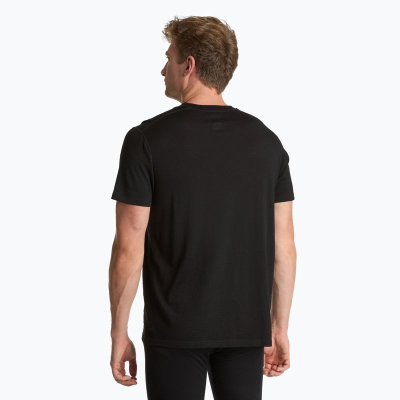 Koszulka termoaktywna męska WOOLCANO Merino 100% TEE0546 czarny 4