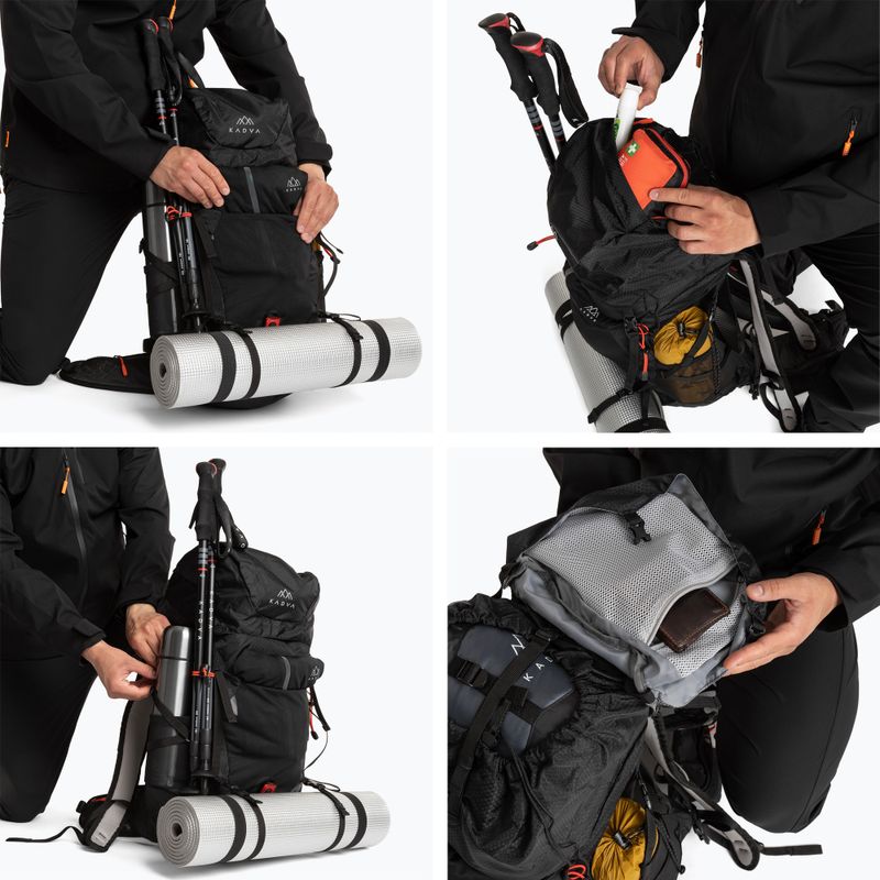 Plecak trekkingowy KADVA Sendero 35 l stalowy niebieski 14