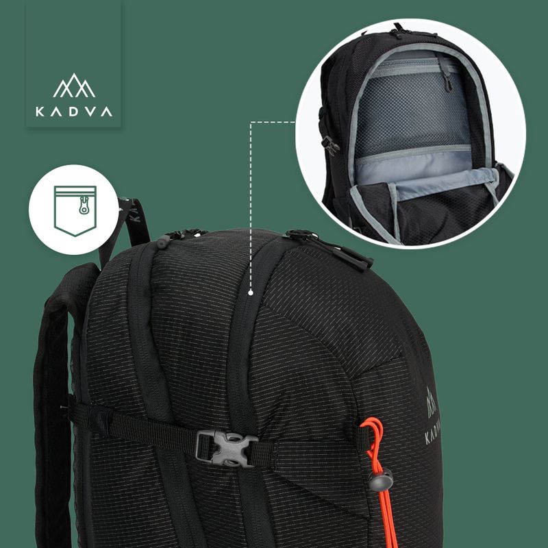 Plecak turystyczny KADVA Escapada 30 l czarny 29