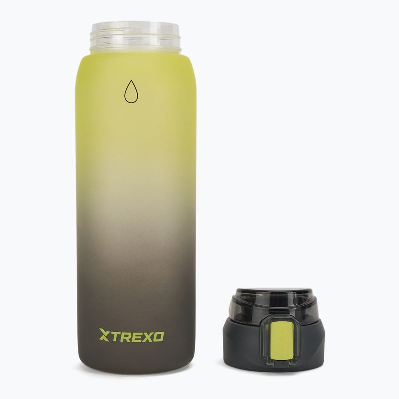 Bidon XTREXO Haust 1000 ml żółty/czarny 5