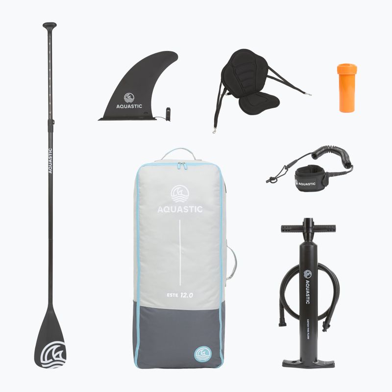 Zestaw deska SUP pompowana AQUASTIC Touring 11'6" niebieski 20