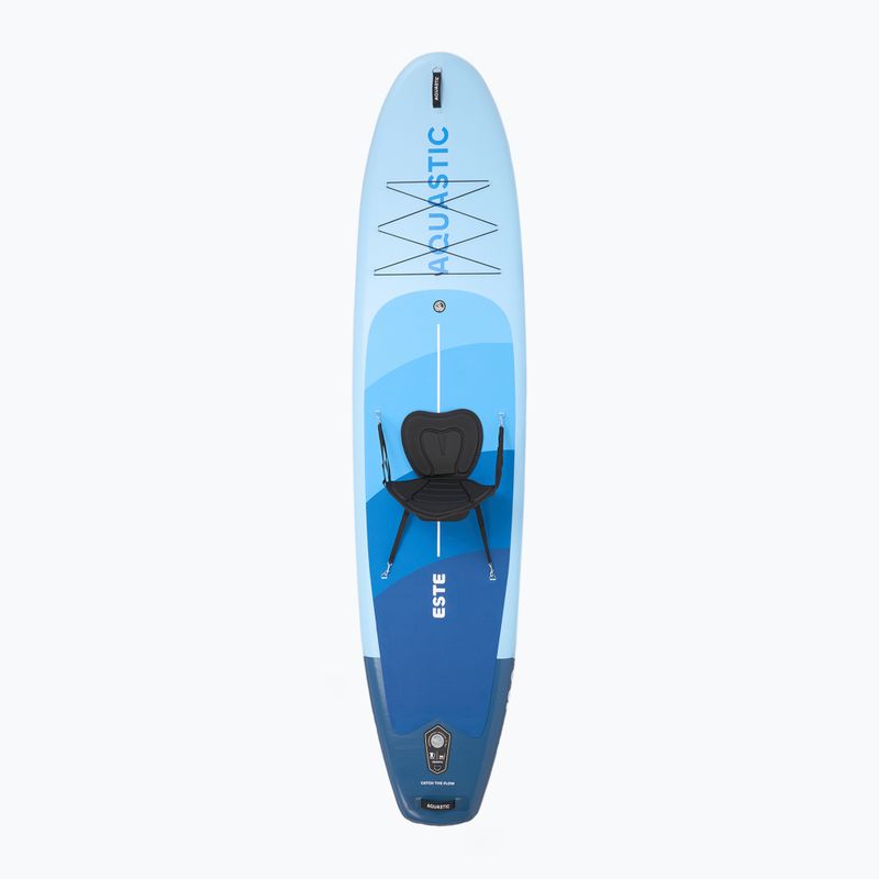 Zestaw deska SUP pompowana AQUASTIC Este 12'0" niebieski 3