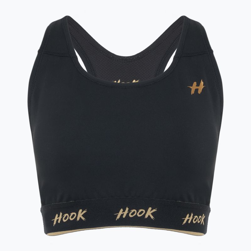 Stanik sportowy damski HOOK FIGHTING Base czarny 5