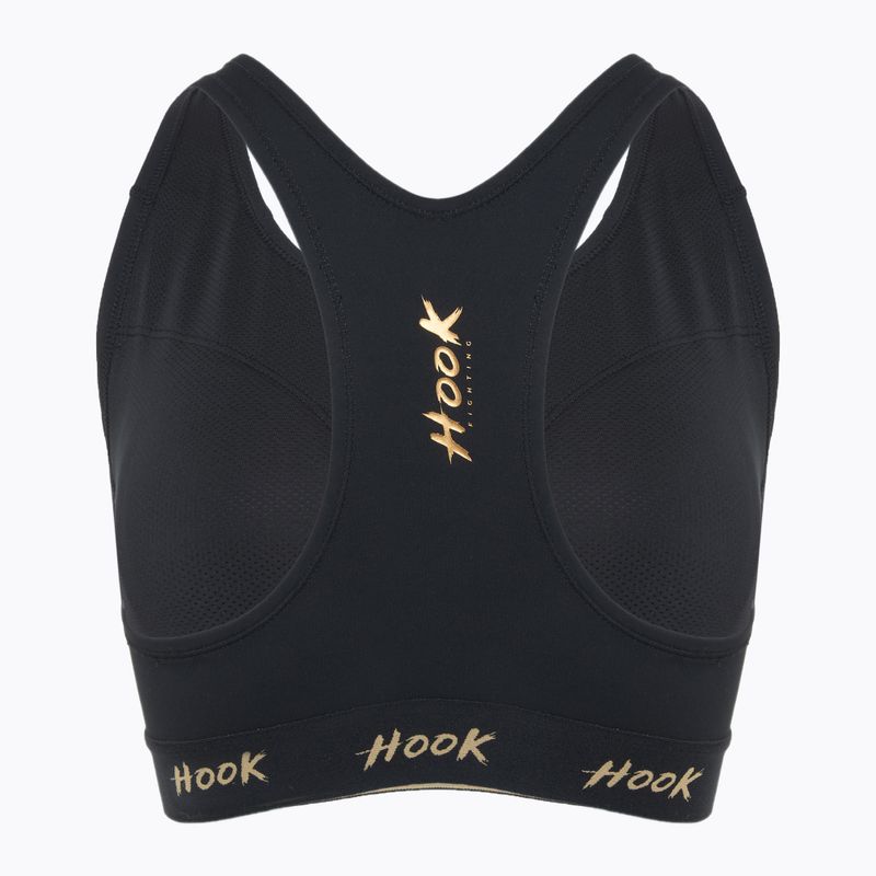 Stanik sportowy damski HOOK FIGHTING Base czarny 6