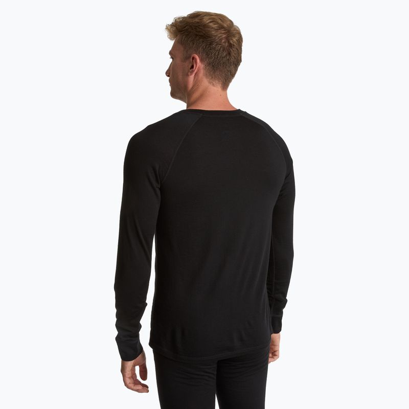 Bluza termoaktywna męska 100% WOOLCANO MERINO TOP0538 czarny 3