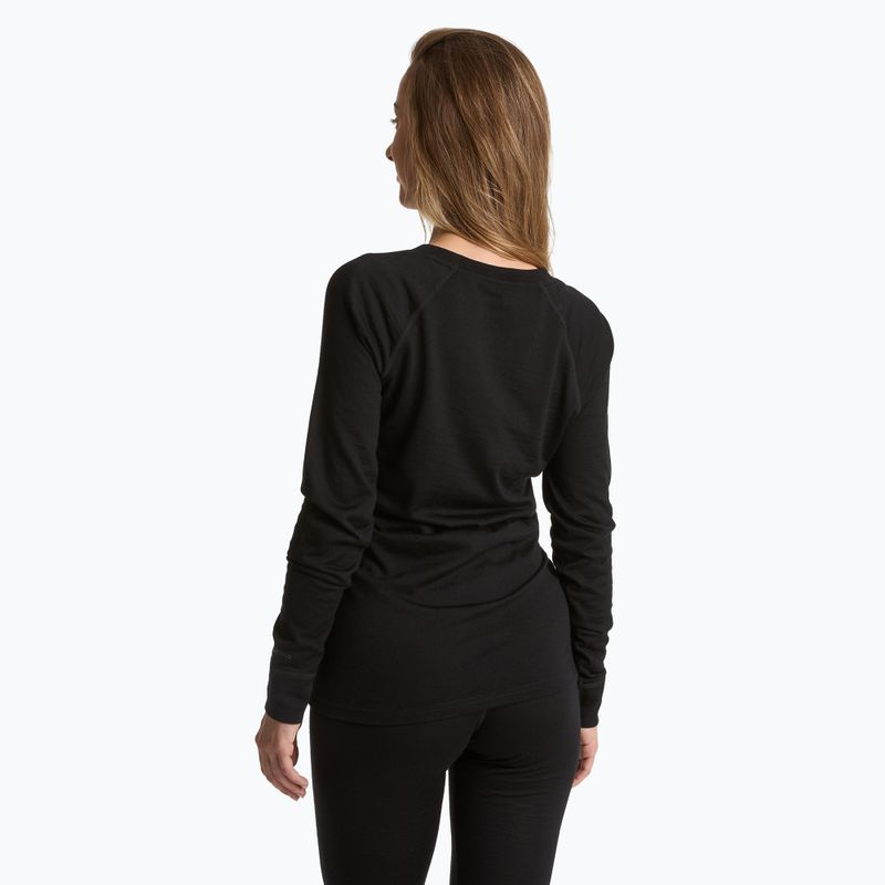 Bluza termoaktywna damska WOOLCANO 100% Merino TOP0541 czarny 3