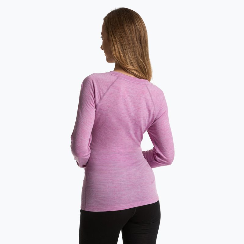 Bluza termoaktywna damska WOOLCANO 100% Merino TOP0541 fioletowy 3
