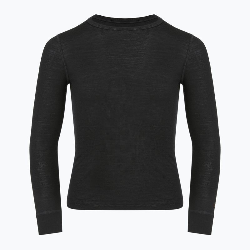 Bluza termoaktywna dziecięca WOOLCANO termoaktywna 100% MERINO TOP00947 czarny 3