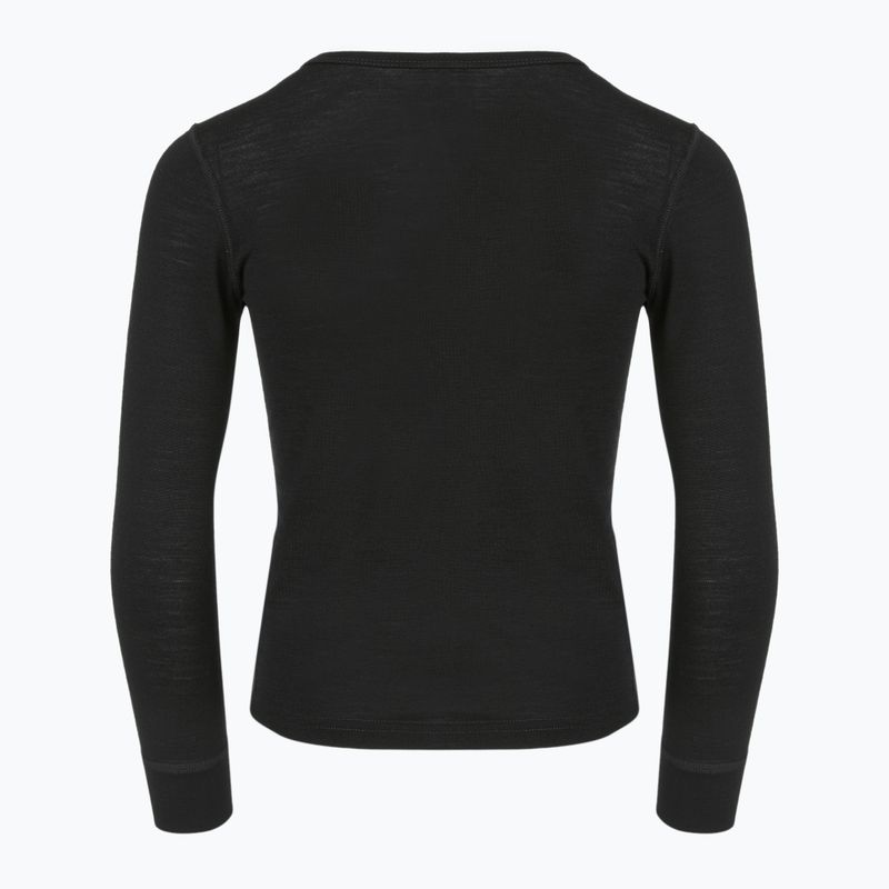 Bluza termoaktywna dziecięca WOOLCANO termoaktywna 100% MERINO TOP00947 czarny 4