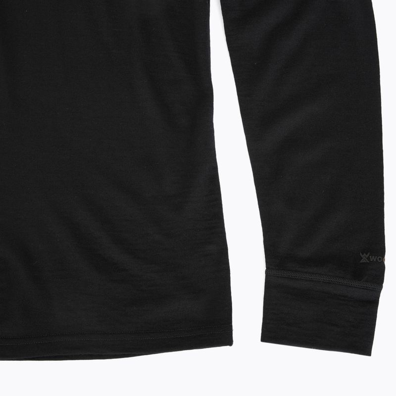 Bluza termoaktywna dziecięca WOOLCANO termoaktywna 100% MERINO TOP00947 czarny 6
