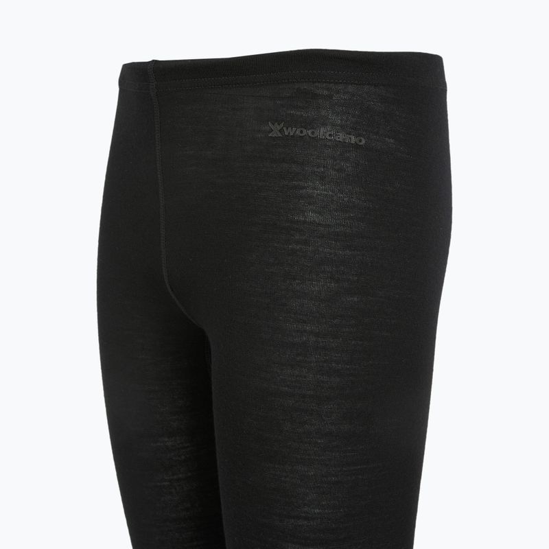 Spodnie termoaktywne dziecięce WOOLCANO Merino 100% PANT0975 czarny 5
