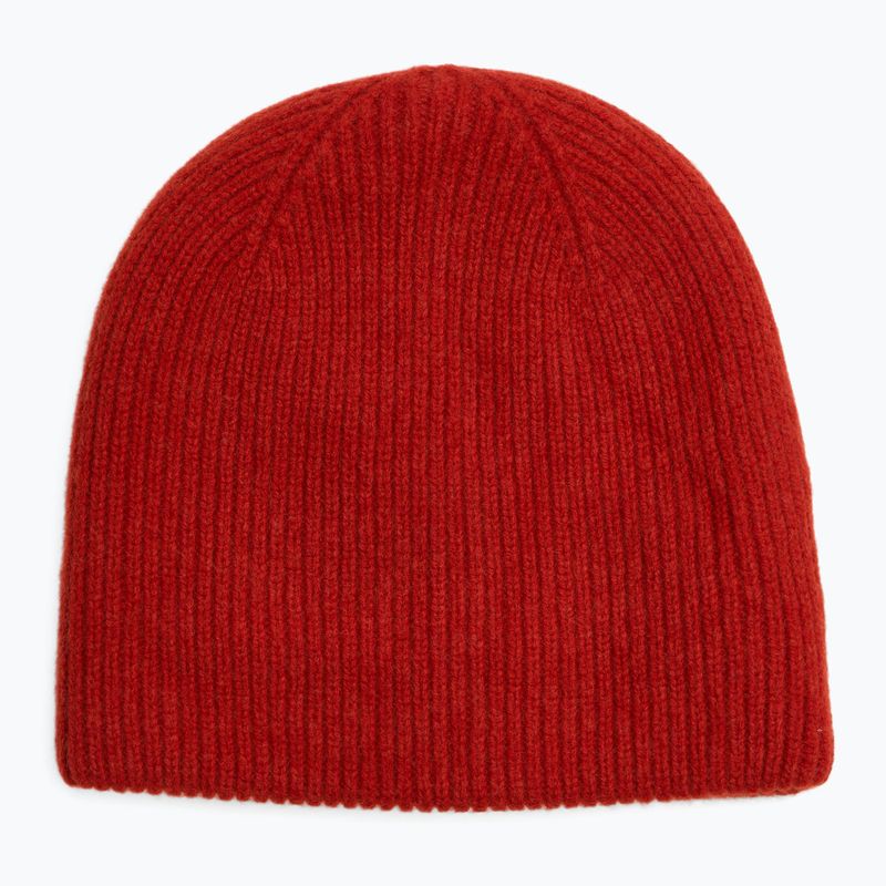 Czapka WOOLCANO MERINO 100% HAT0440 bordowy 4
