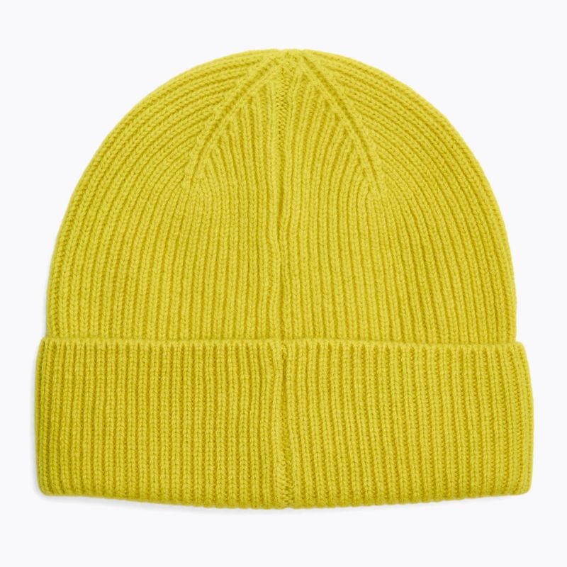 Czapka WOOLCANO MERINO 100% HAT0440 żołty 2