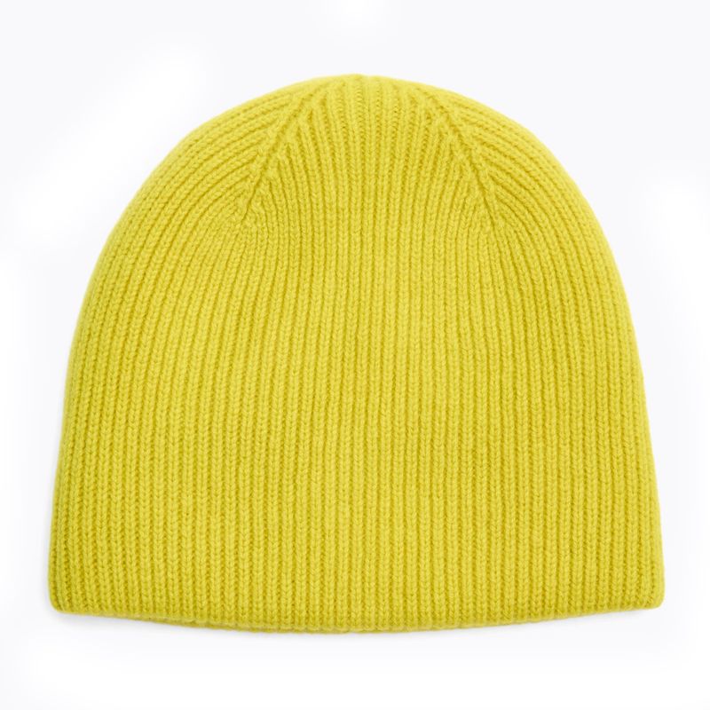 Czapka WOOLCANO MERINO 100% HAT0440 żołty 4