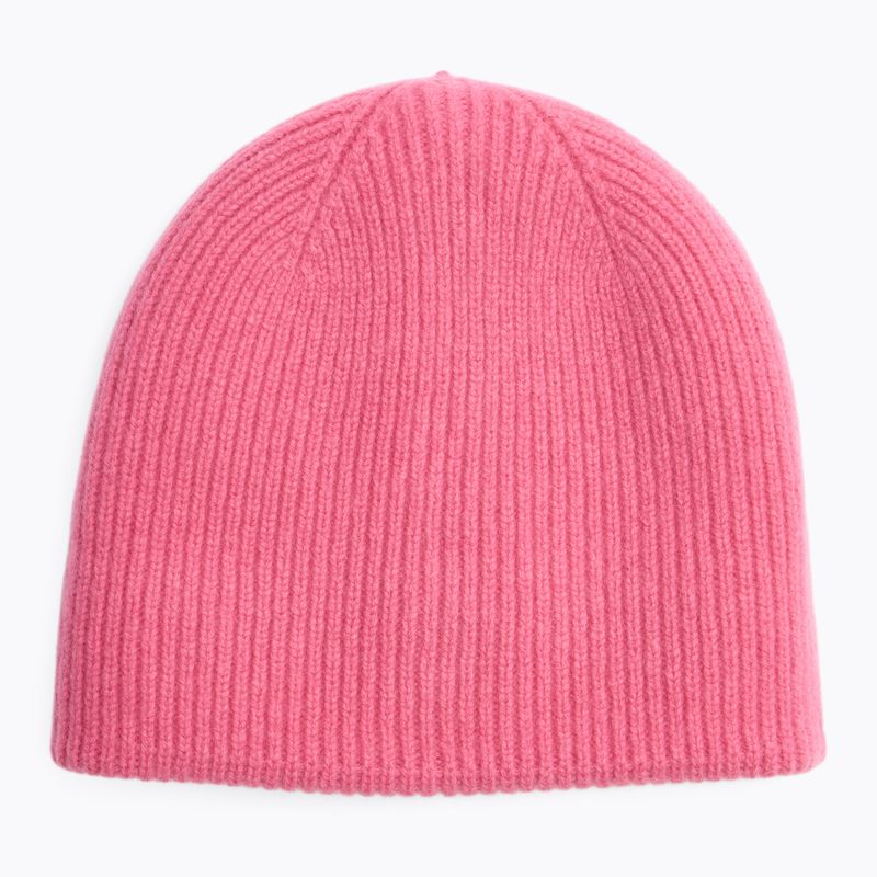 Czapka damska WOOLCANO MERINO 100% HAT0440 różowy 4