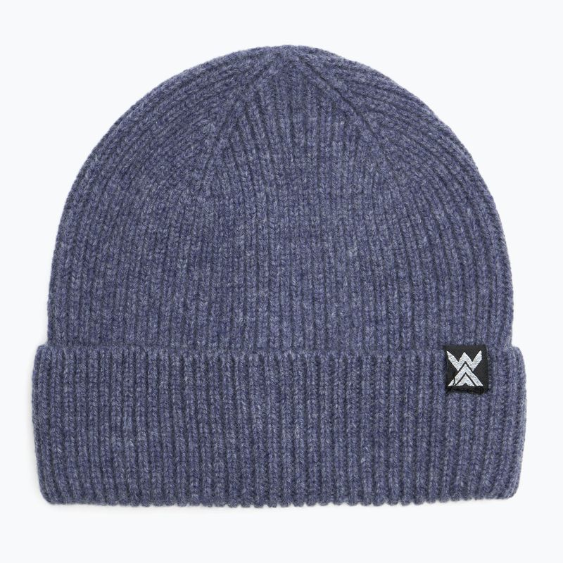 Czapka zimowa dziecięca WOOLCANO Merino 100% HAT0440 granatowy