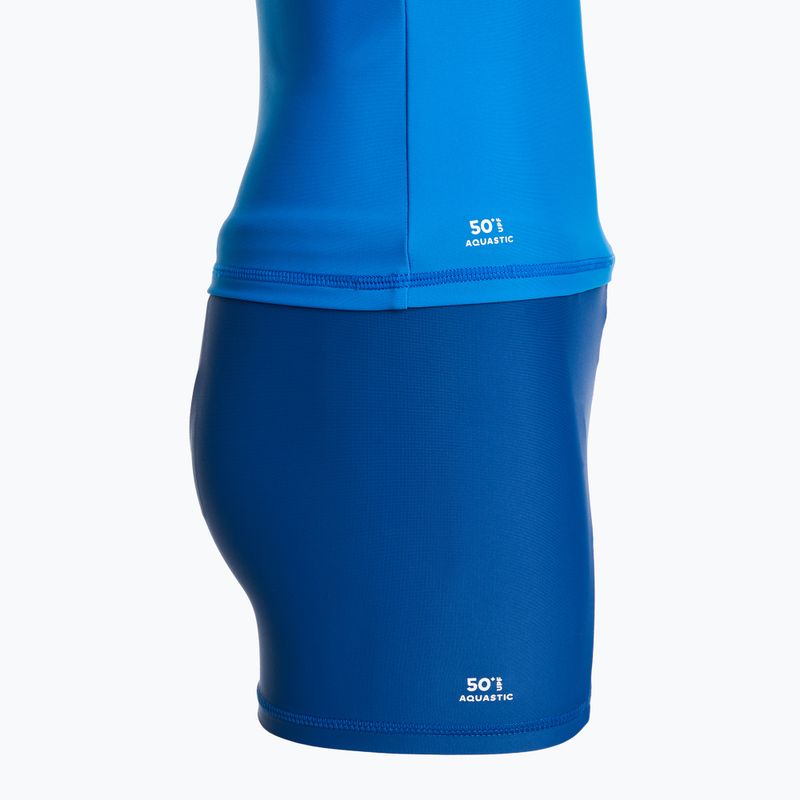 Komplet do pływania 3-częściowy dziecięcy AQUASTIC UV 50+ UPF Marimo JRB granatowy/niebieski 8