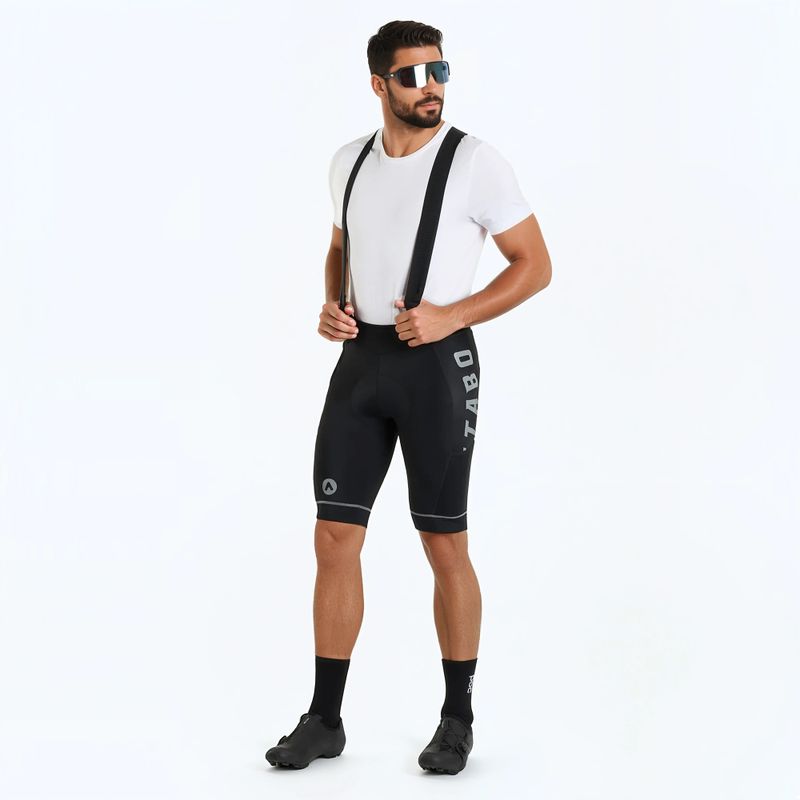 Spodenki rowerowe męskie ATTABO Kirun Pro Bib Shorts Cargo czarny 2