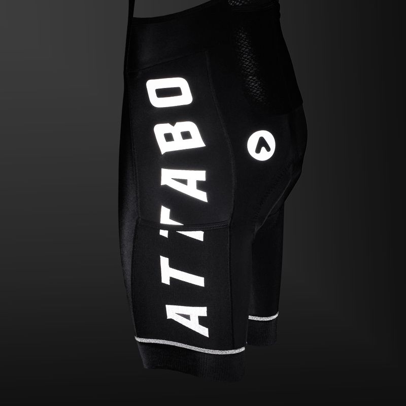 Spodenki rowerowe damskie ATTABO Kirun Pro WMNS Bib Shorts Cargo czarny 10