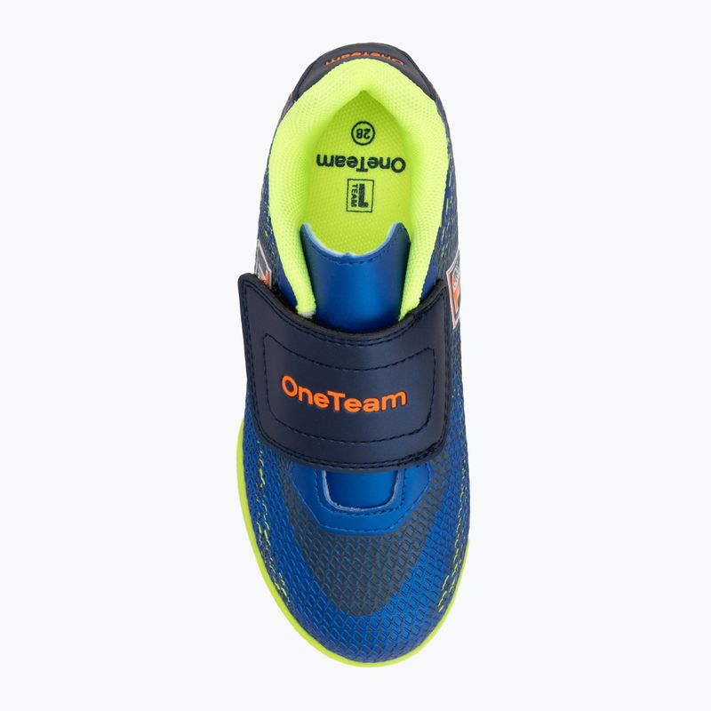 Buty piłkarskie dziecięce OneTeam Robero Junior IC granatowy/niebieski 7