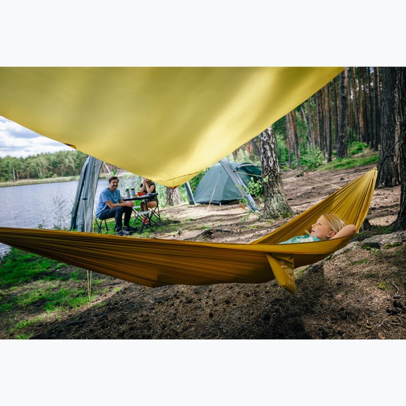 Hamak turystyczny KADVA Sailo Hammock ultralekki żółty 4