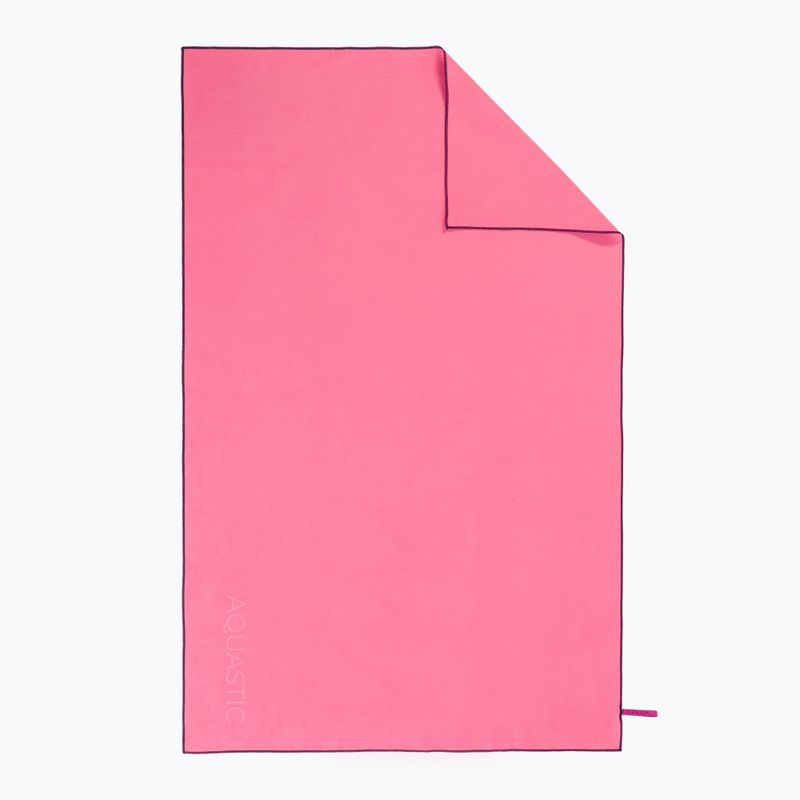 Ręcznik szybkoschnący AQUASTIC Havlu XL 175x110 cm różowy 5