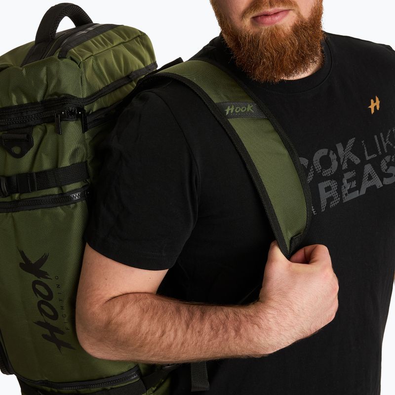 Plecak/torba 2w1 HOOK FIGHTING Camp Duffel Bag 41 l zielony 6