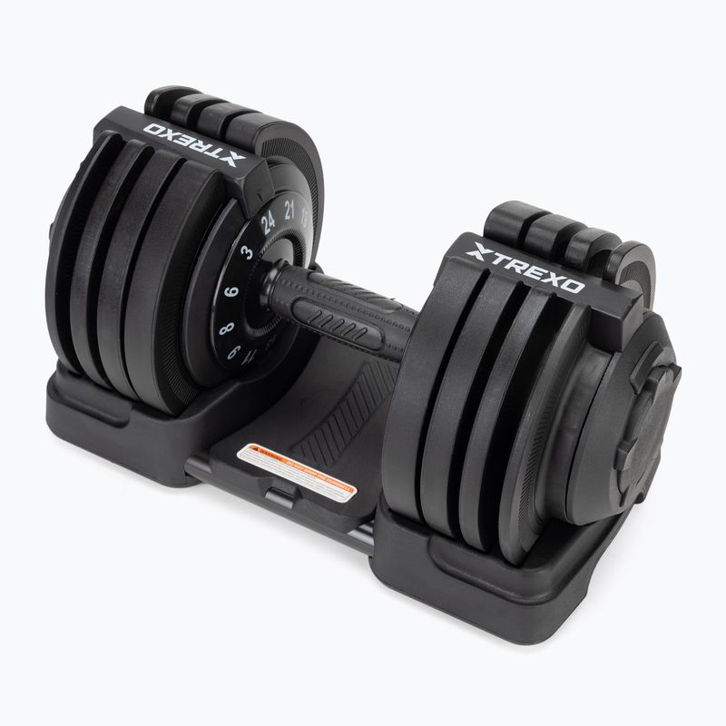 Hantel regulowany XTREXO Nowa generacja TXO-B4W002 24 kg czarny