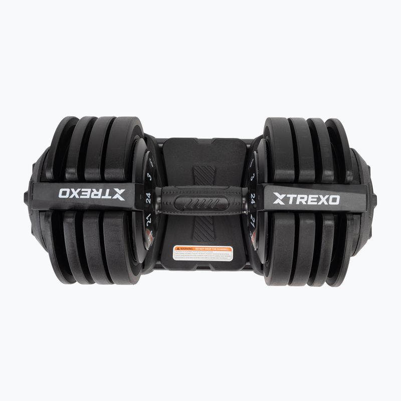 Hantel regulowany XTREXO Nowa generacja TXO-B4W002 24 kg czarny 9