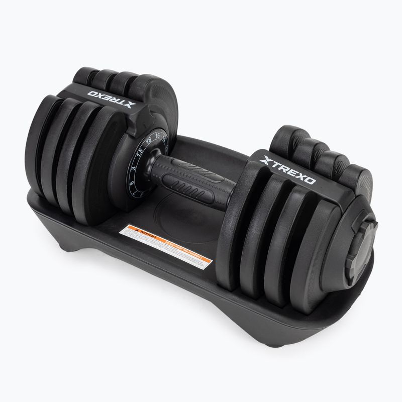 Hantel regulowany XTREXO Nowa generacja TXO-B4W003 18 kg czarny