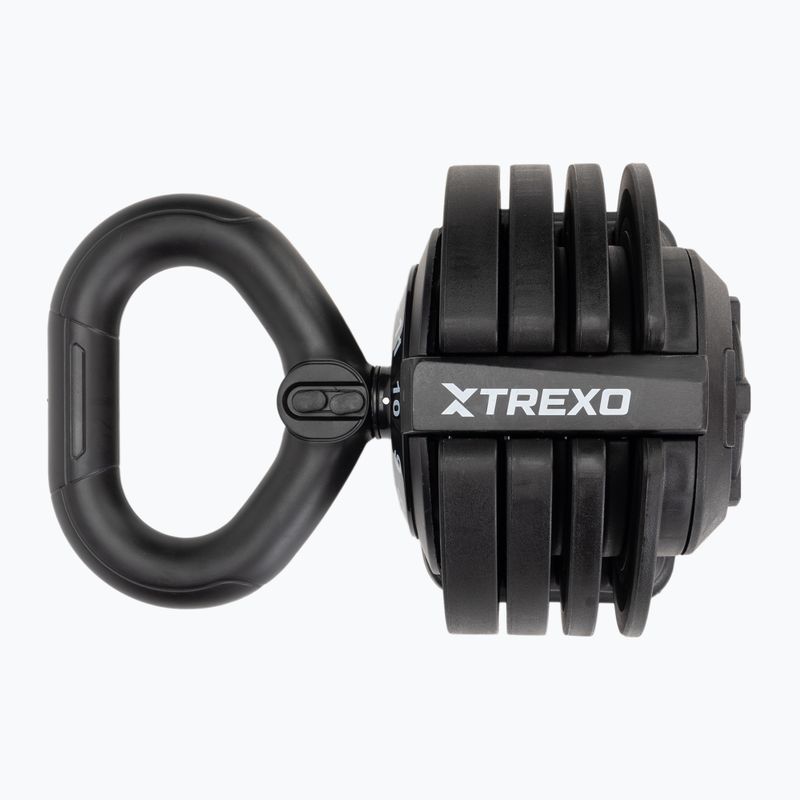 Kettlebell regulowany XTREXO TXO-B4W004 12 kg czarny 11