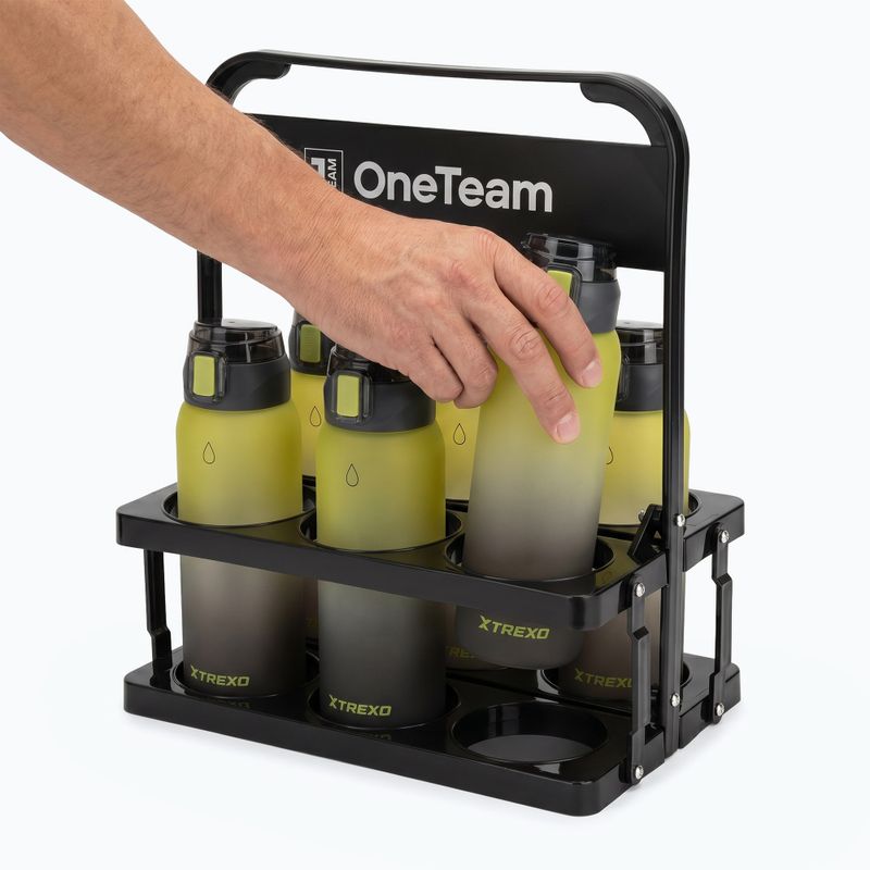 Koszyk na bidony OneTeam Water Bottle Carries czarny 2