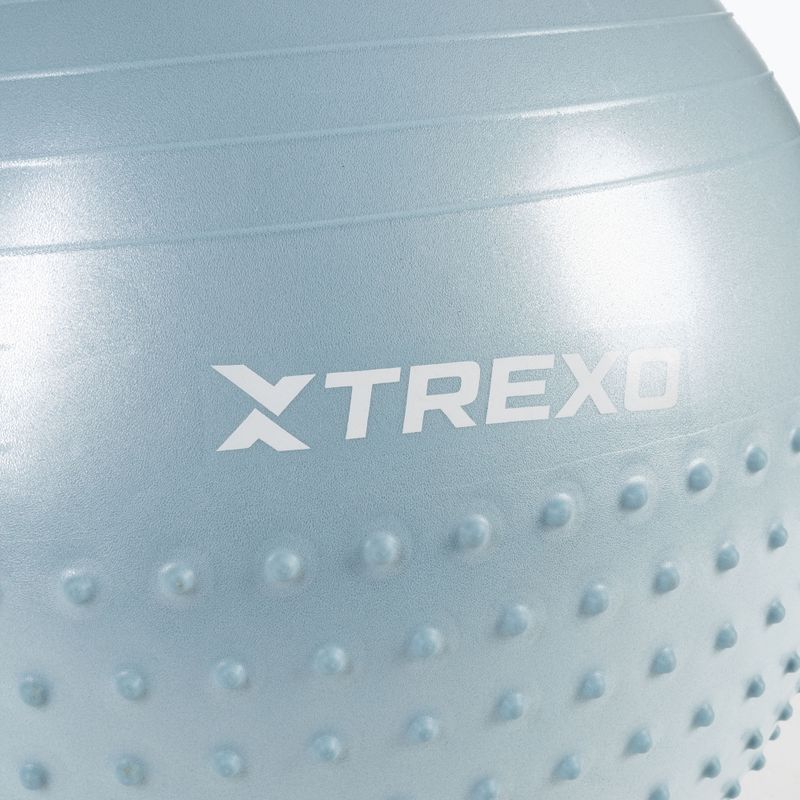 Piłka gimnastyczna masująca XTREXO TXO-B4Z021-BL 65 cm niebieski 5